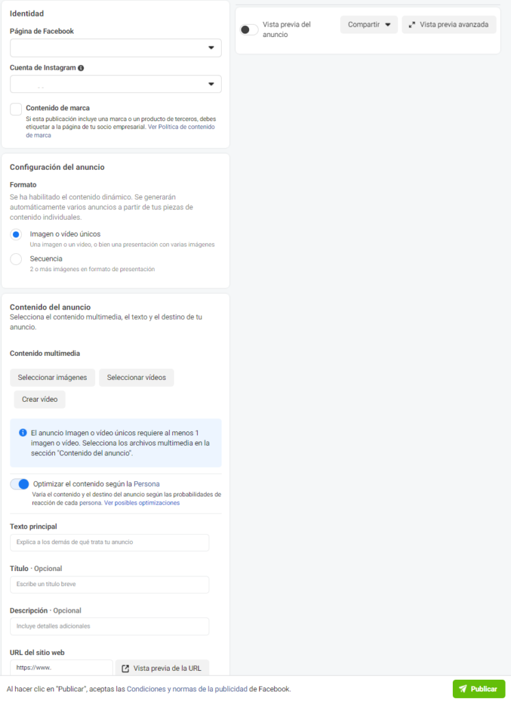 facebook-ads-advantage+-conversion campaign